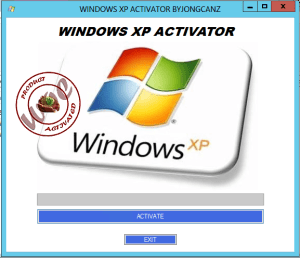 windows xp activation crack
